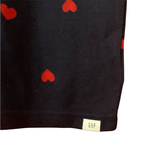 Baby GAP Pajama Set in Navy with Red Hearts Girls 5Y - Picture 3 of 8